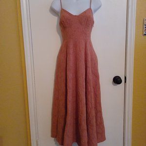 Lulus Rose Sundress size S/M Midi